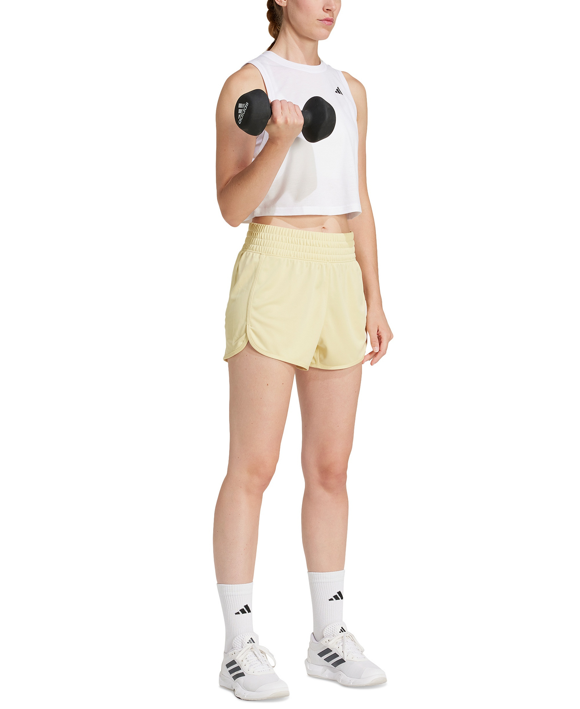 adidas Women's Train Essentials Boxy Workout Tank - White