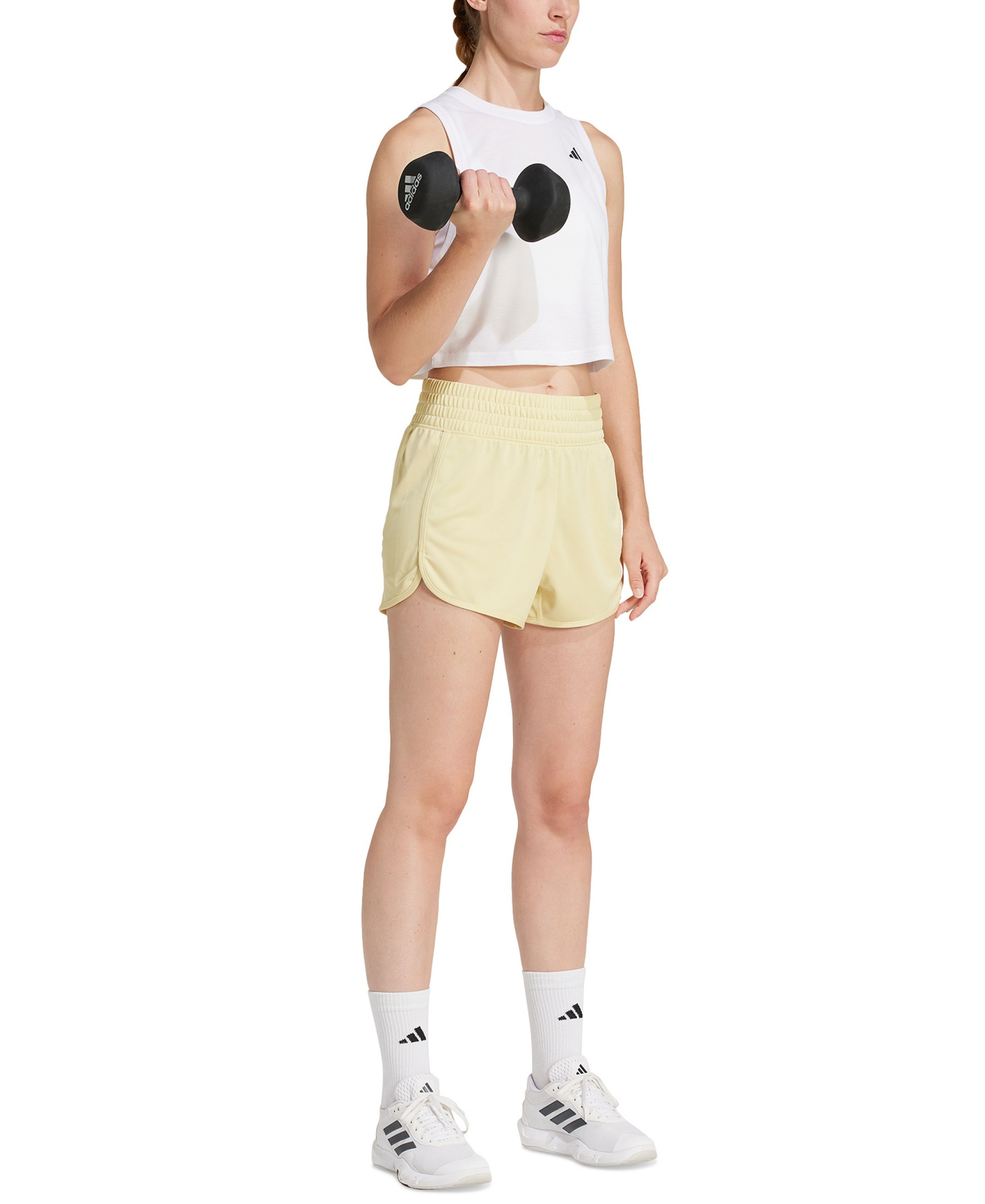 adidas Women's Train Essentials Boxy Workout Tank - White