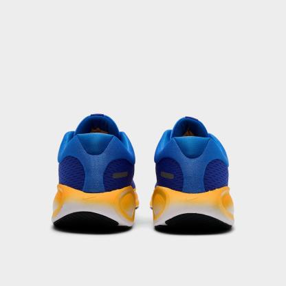 Big Kids' Nithtke Stellar Ride Running Shoes - Blue Crystal/Lapis/Volt Tint/Off Noir - Back view