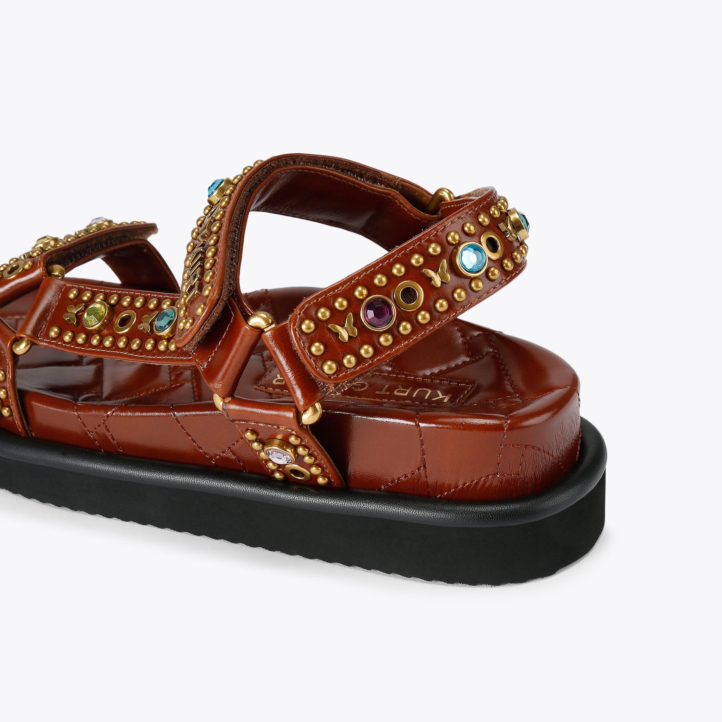 Kurt Geiger London Orson Sandal - Brown - view 4