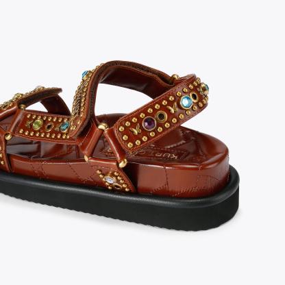 Kurt Geiger London Orson Sandal - Brown - view 4