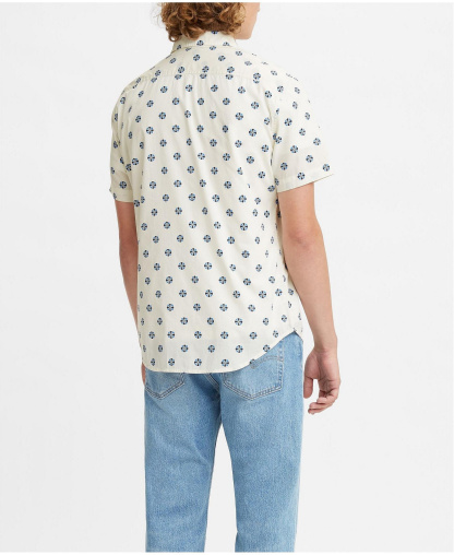Levi's Men's Classic Pocket Short-Sleeve Shirt - Egret