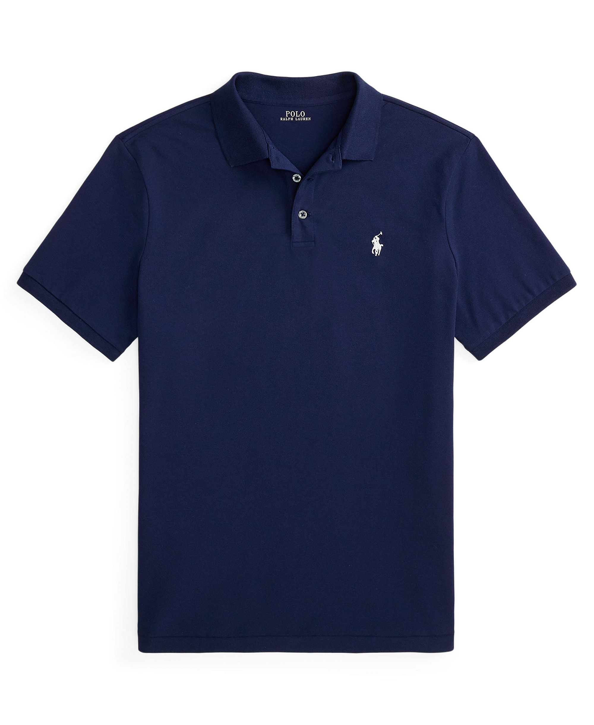 Polo Ralph Lauren Men's Classic-Fit Stretch Mesh Polo Shirt - Refined Navy/Smoke