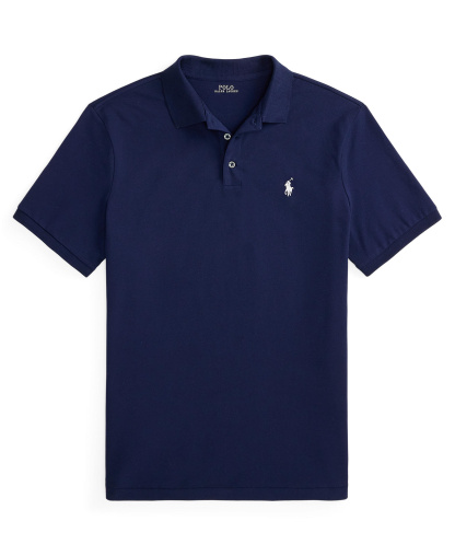 Polo Ralph Lauren Men's Classic-Fit Stretch Mesh Polo Shirt - Refined Navy/Smoke