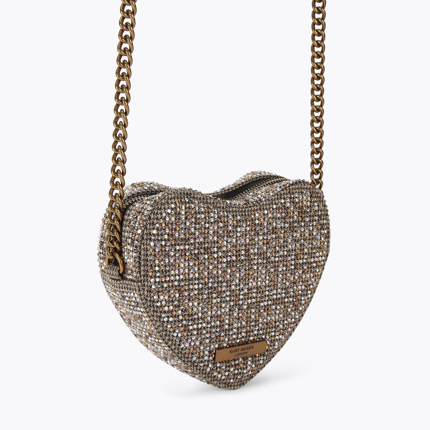 Kurt Geiger London Kensington Heart Bag - Beige - view 4