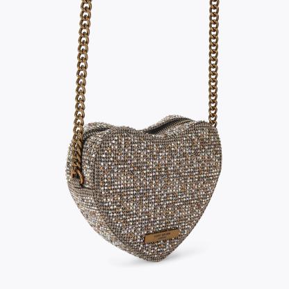 Kurt Geiger London Kensington Heart Bag - Beige - view 4