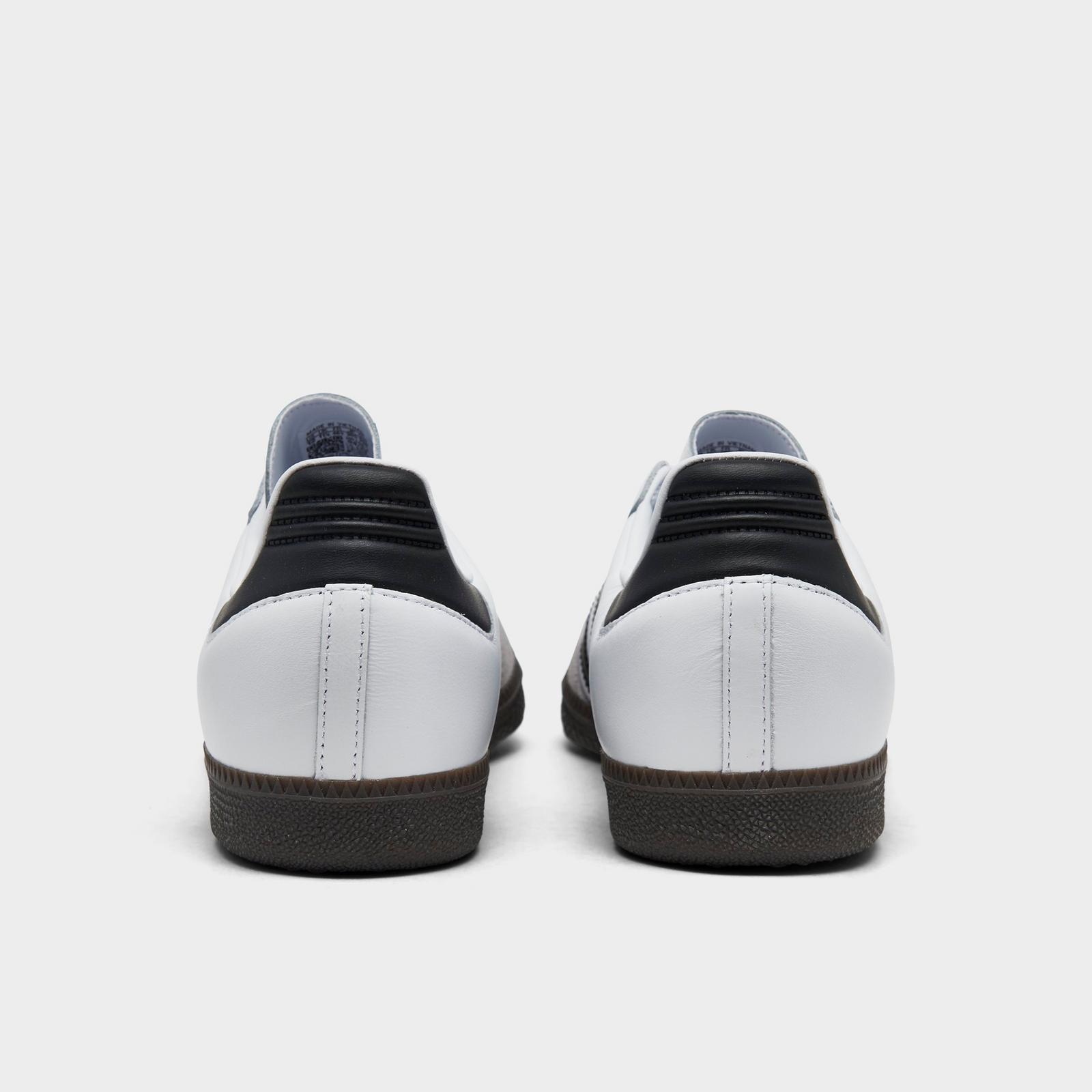 Men's adidas Originals Samba OG Casual Shoes - White/Black/Clear Granite - view 4