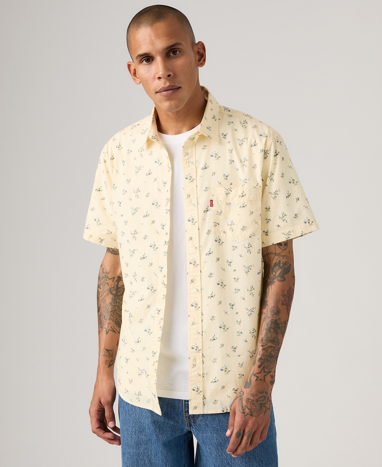 Levi's Men's Classic Pocket Short-Sleeve Shirt - Rutabaga