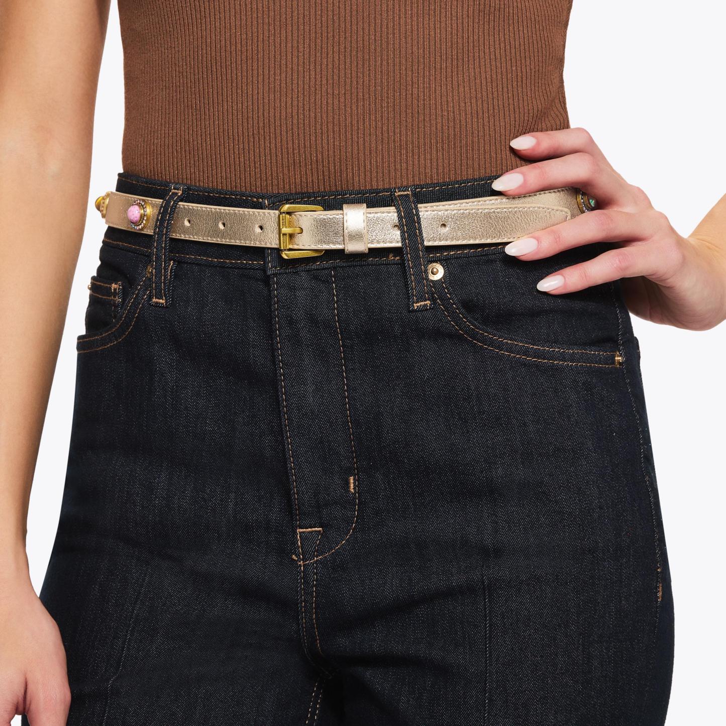 Kurt Geiger London Octavia Belt - Metallics - view 2