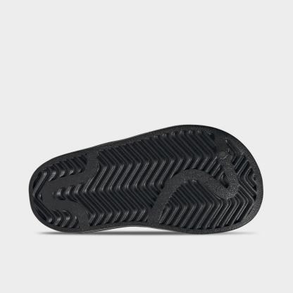Little Kids' adidas Originals Superstar Sandals - Black/Black/Black - view 6