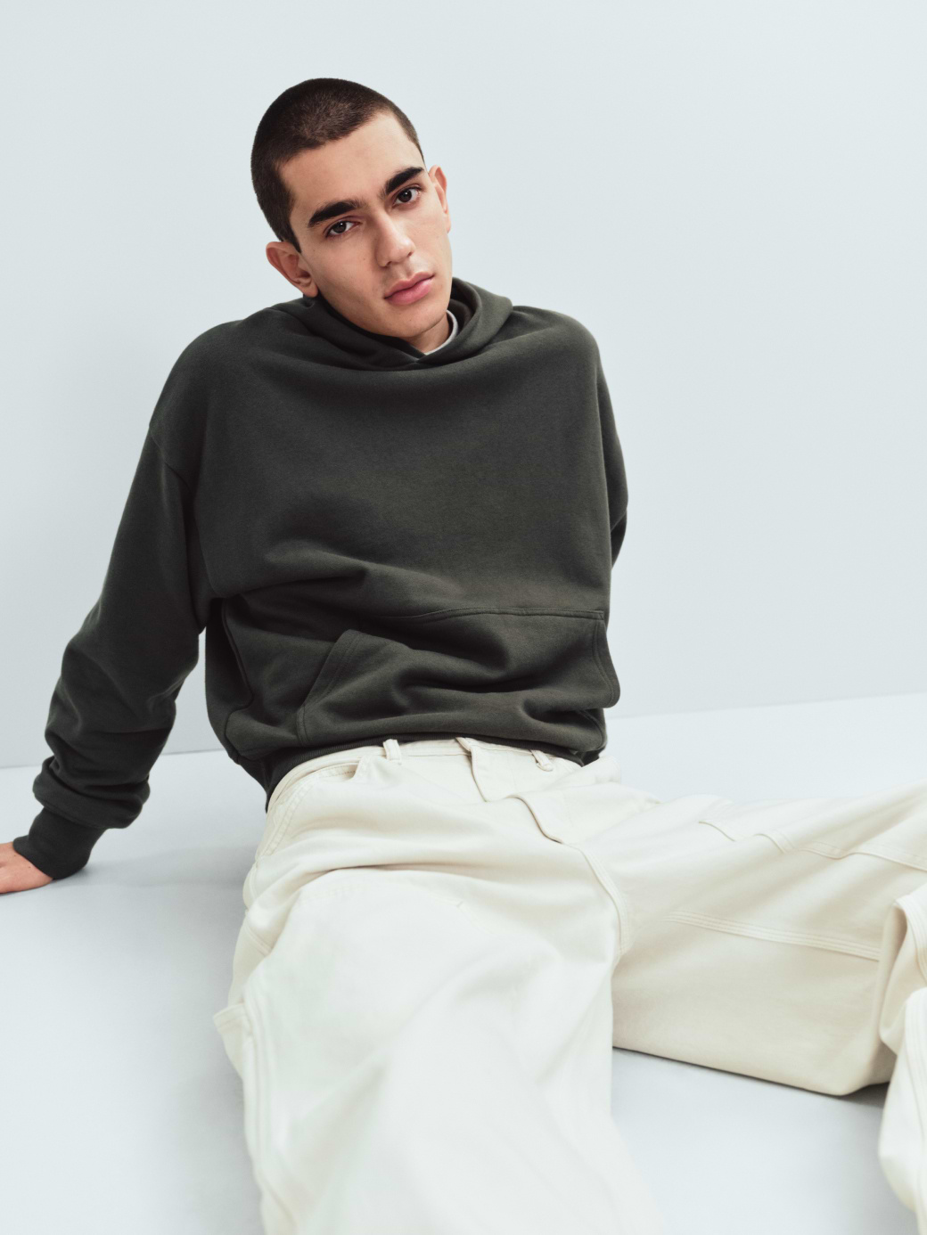 Adult Heavyweight Oversized Hoodie - DEEP DEPTHS GREEN