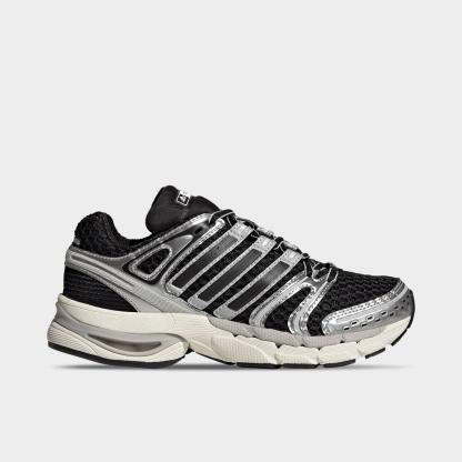 Girls' Big Kids' adidas x Liberty London Adistar Control 5 Casual Shoes - Core Black/Silver Metallic/Grey One - Left shoe facing left. Outside of the shoe.