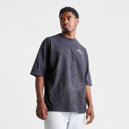 Men's Jordan Flight Retro Illustration Graphic T-Shirt - Black/White