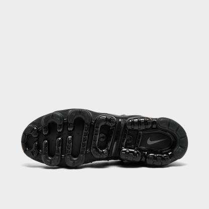 Men's Nike Air VaporMax Plus Running Shoes - Black/Black/Dark Grey