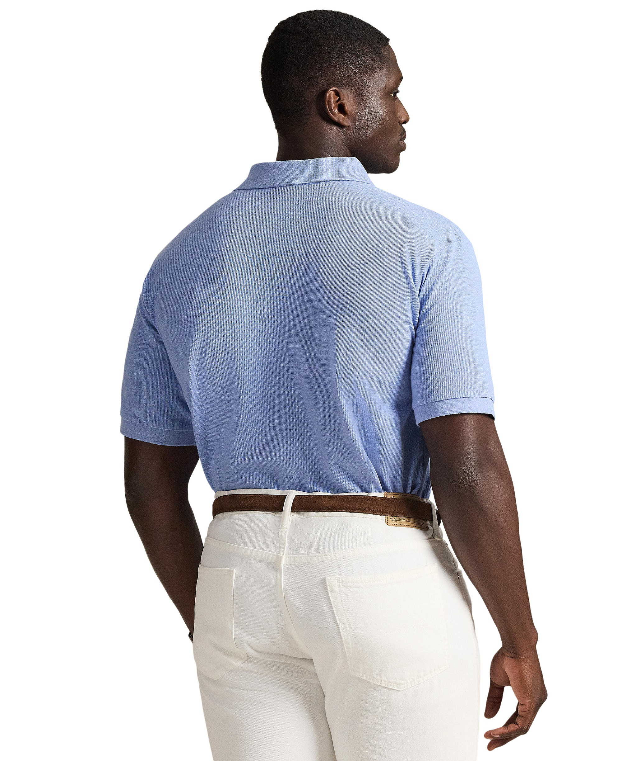 Polo Ralph Lauren Men's Big & Tall Cotton Short-Sleeve Polo Shirt - Isle Heather
