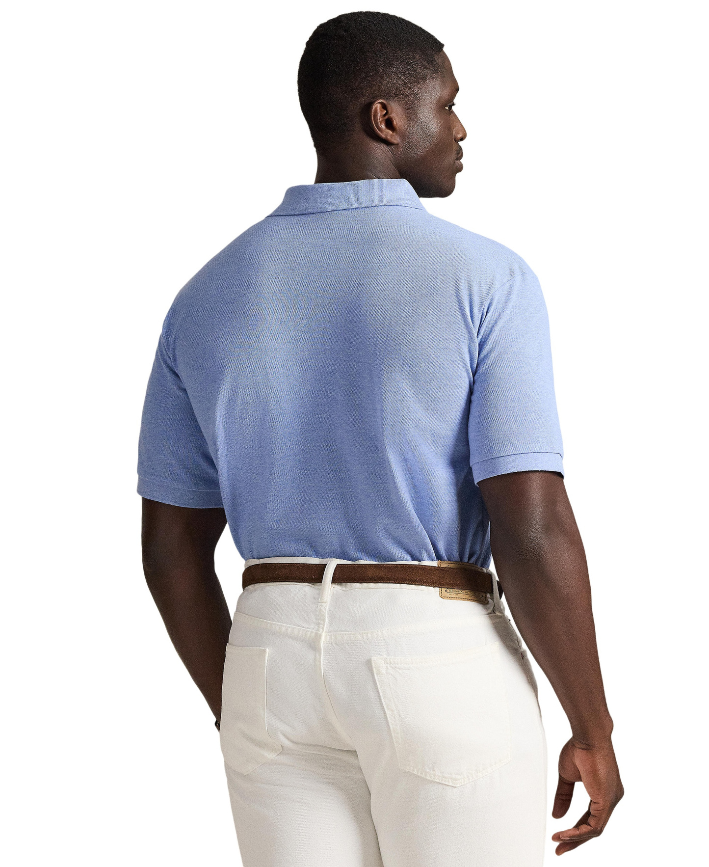 Polo Ralph Lauren Men's Big & Tall Cotton Short-Sleeve Polo Shirt - Isle Heather