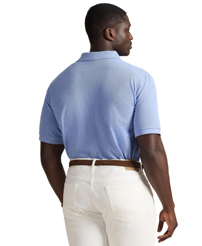 Polo Ralph Lauren Men's Big & Tall Cotton Short-Sleeve Polo Shirt - Isle Heather