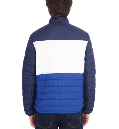 Tommy Hilfiger Men's Unhooded Packable Jacket - Royal Blue Combo