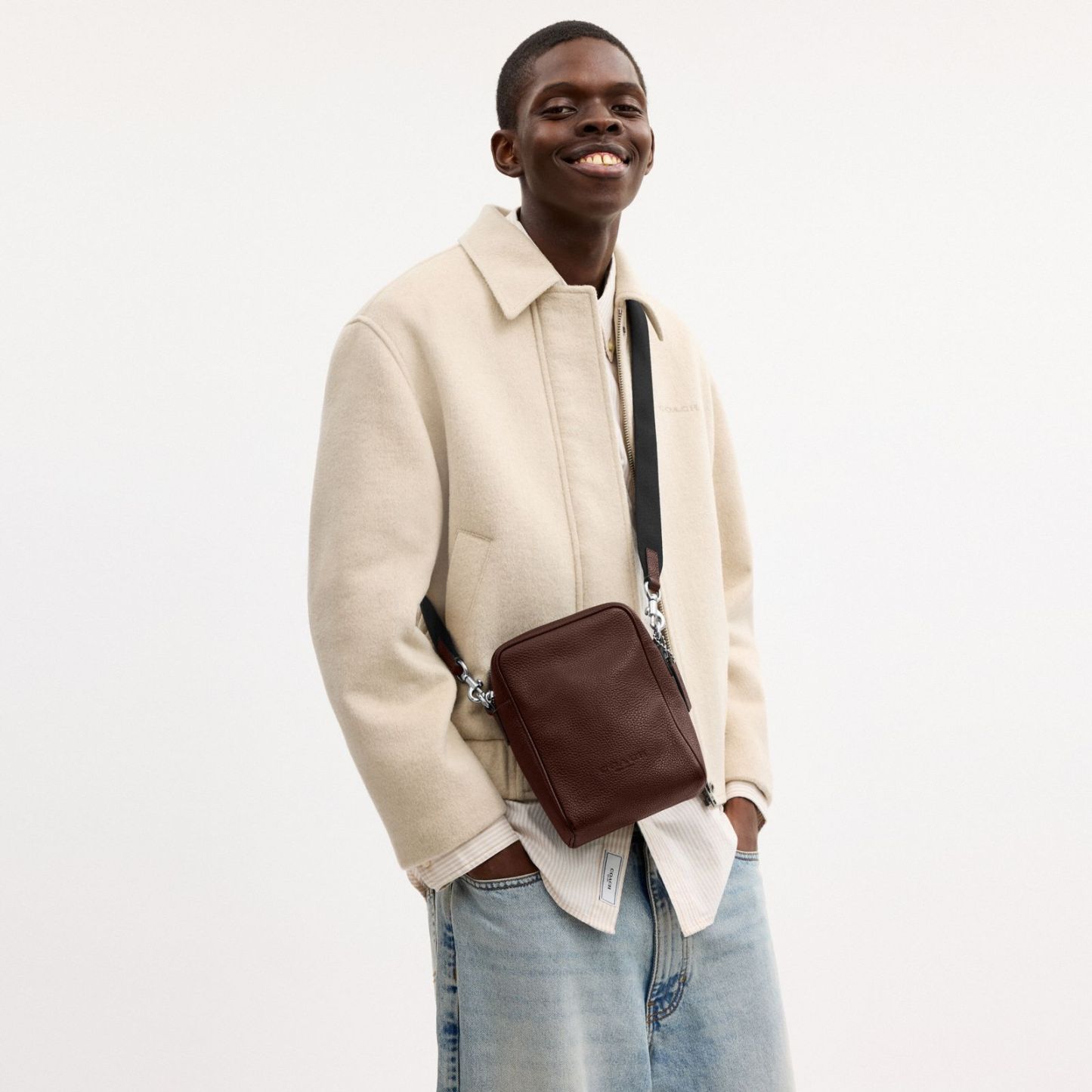 Tristan Crossbody Bag 14 - Silver/Maple - view 2