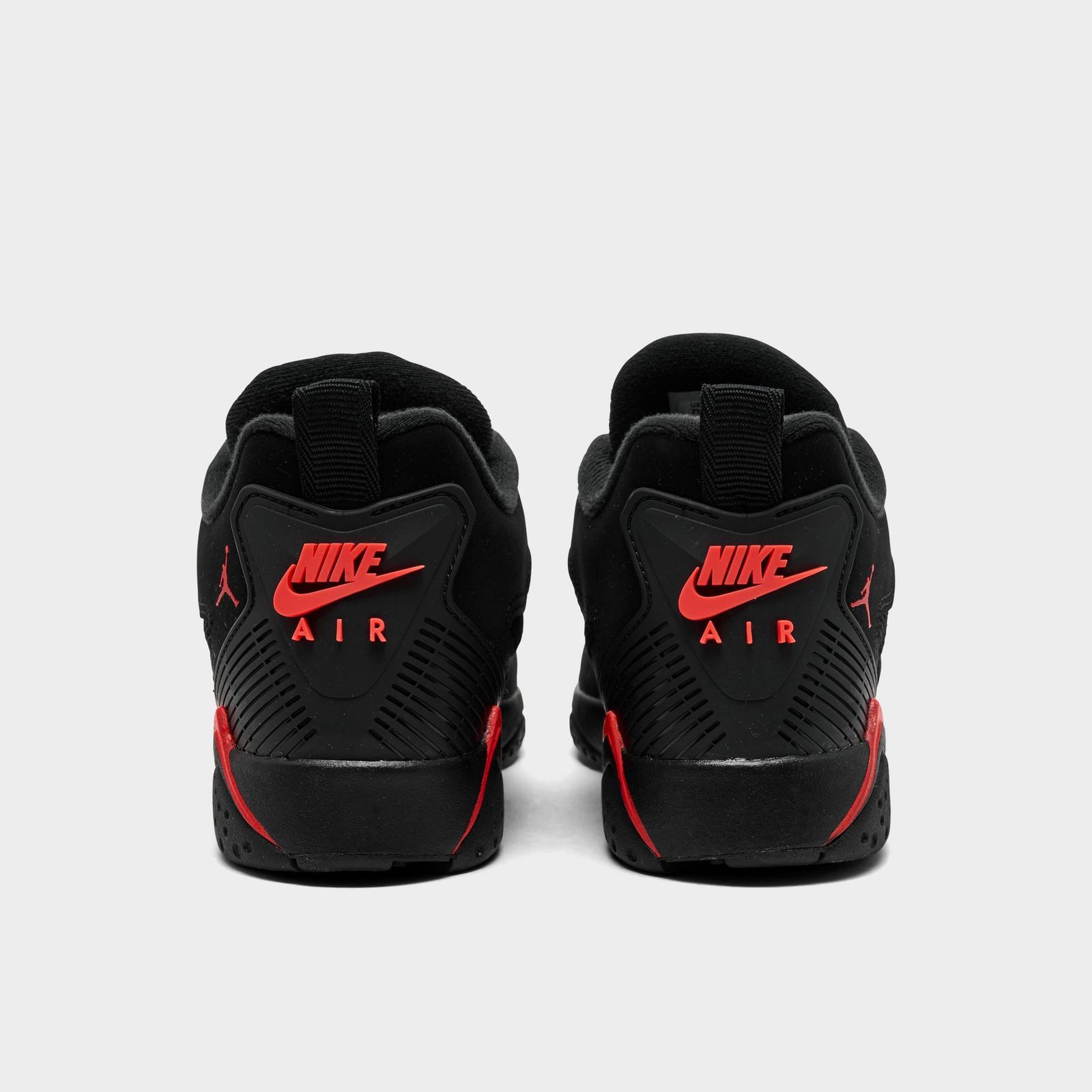 Big Kids' Air Jordan MVP 92 Basketball Shoes - Black/Infrared 23 - view 4