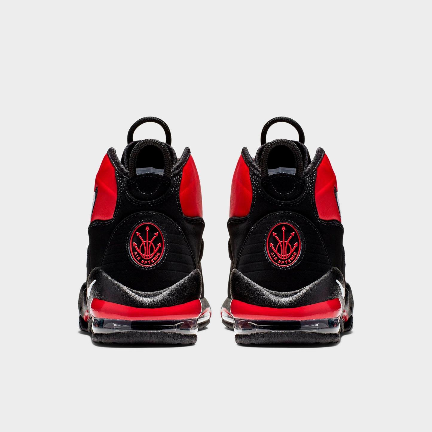 Men's Nithtke Air Max Uptempo '95 Basketball Shoes - Varsity Red/Black/White - Back view