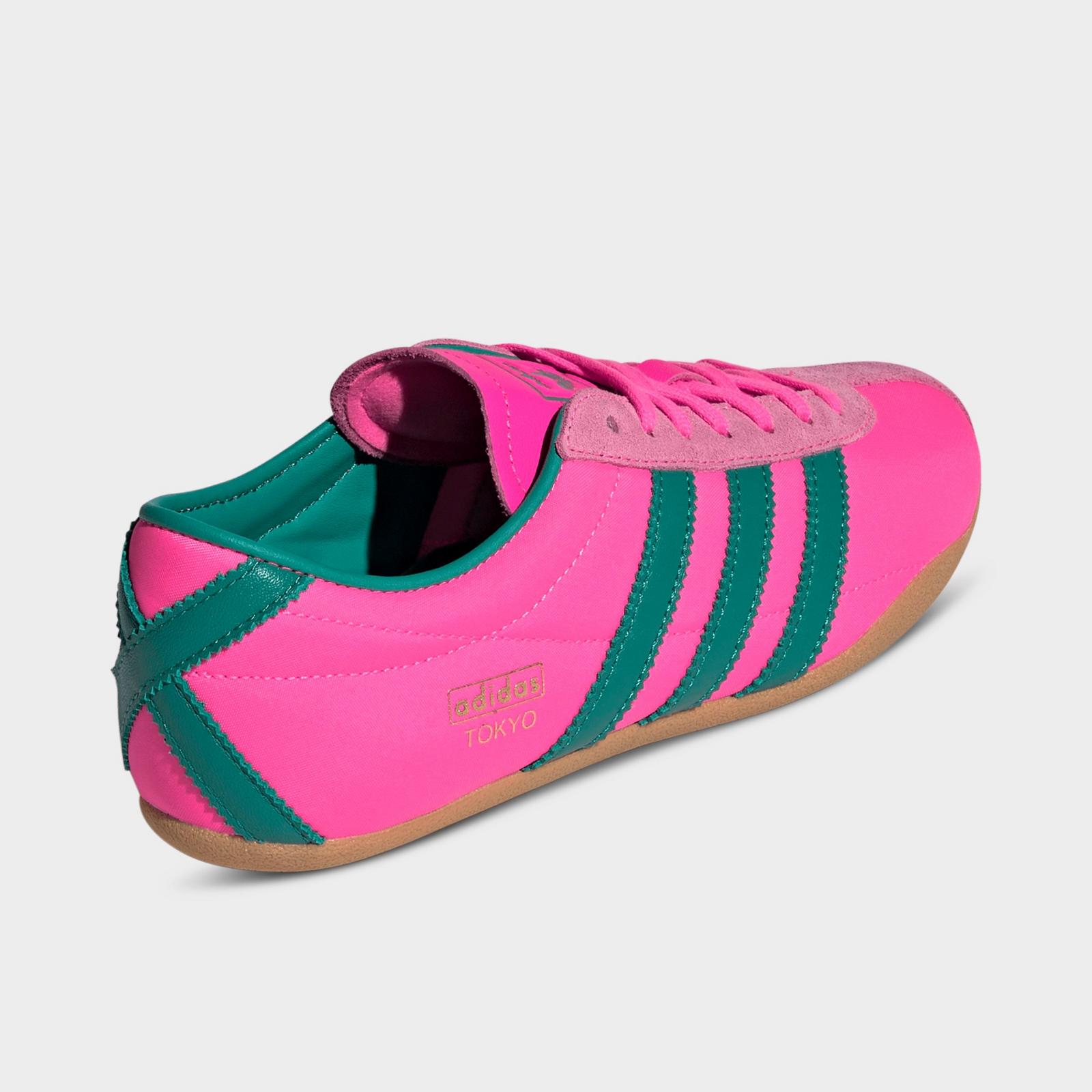 Women's adidas Originals Tokyo Casual Shoes - Lucid Pink/Power Green/Gold Metallic - view 4