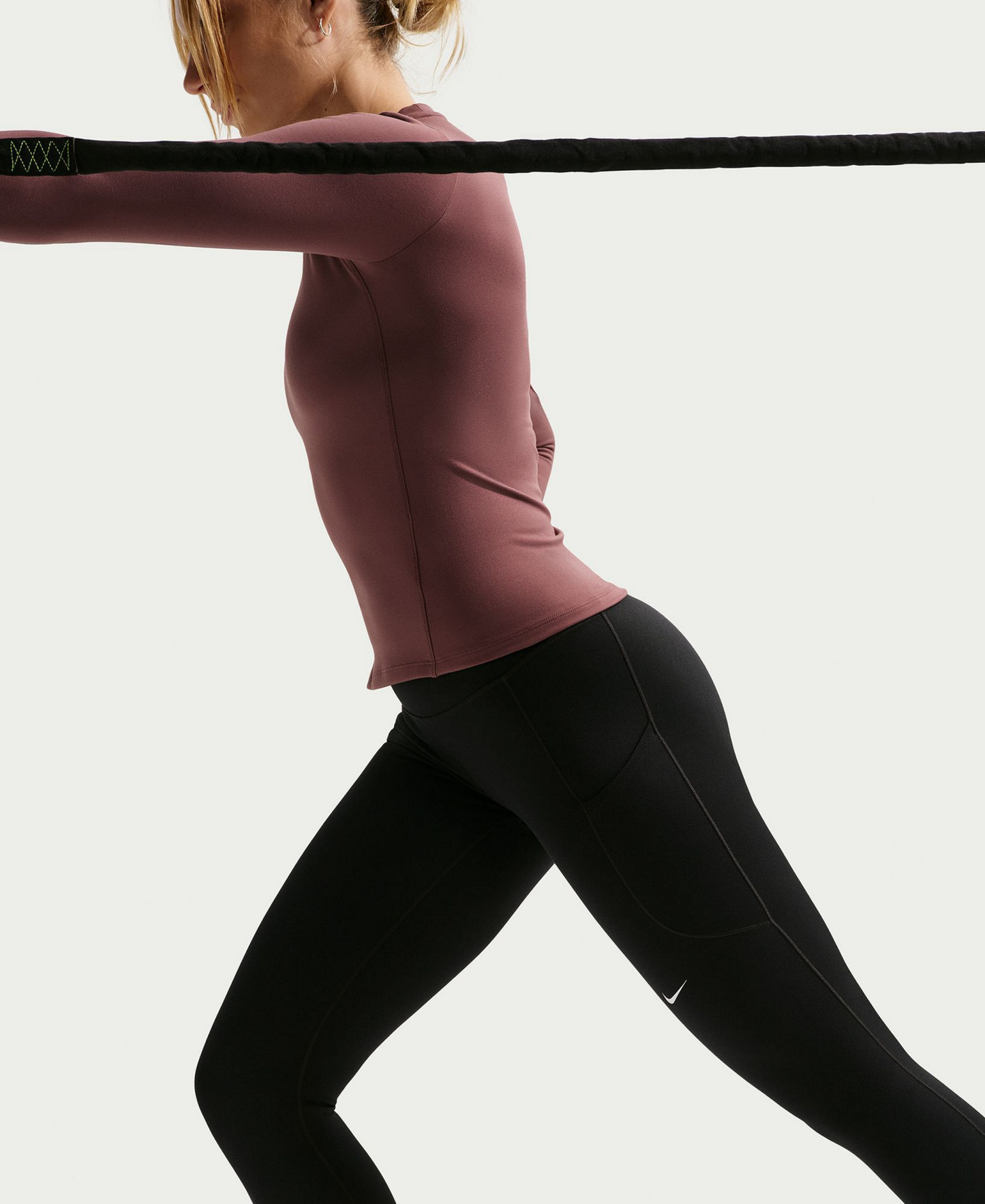 Nike Women's One High-Waist 7/8-Leggings - Black/White