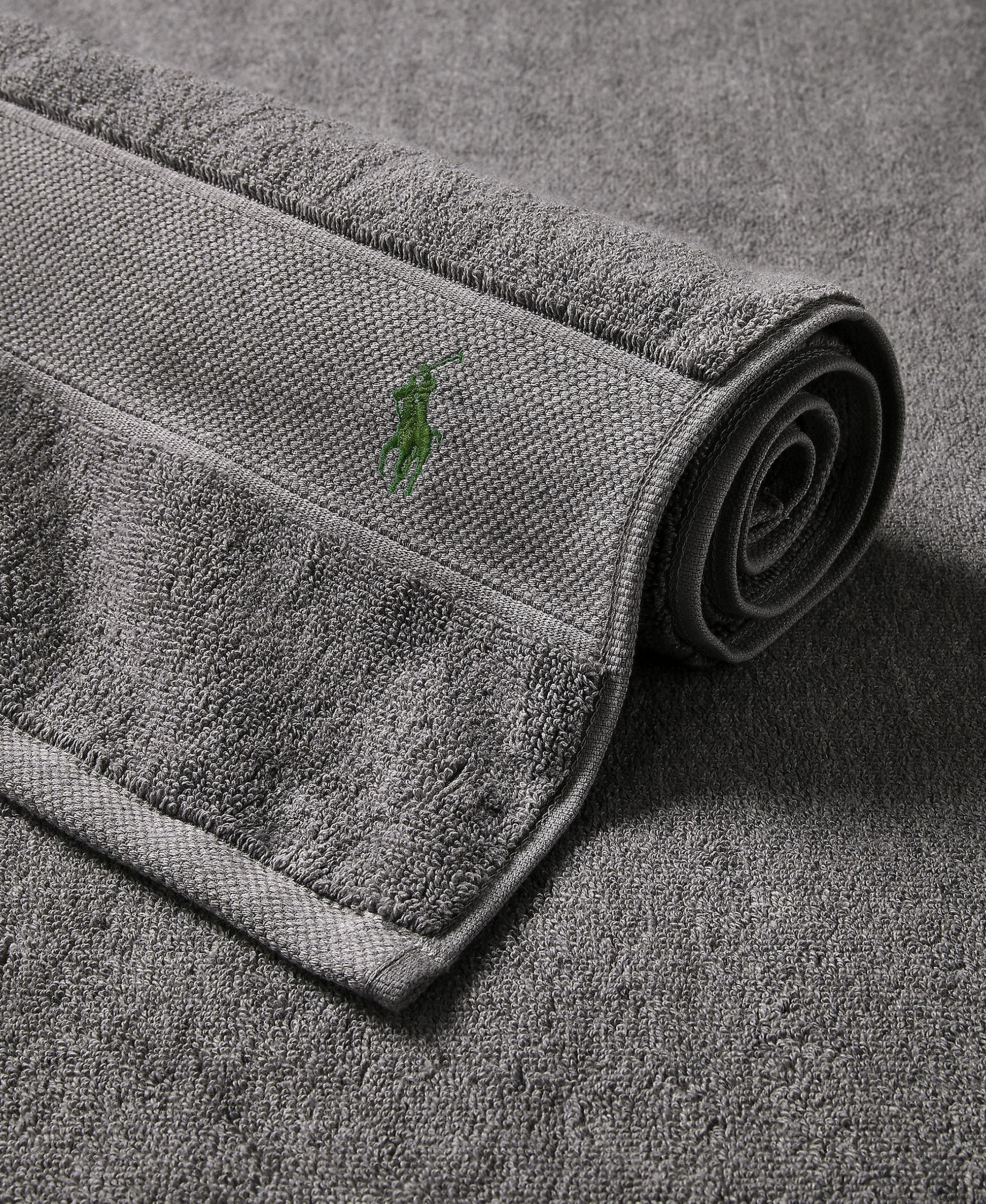 Polo Ralph Lauren Polo Player Cotton Bath Towel, 58" x 30" - Barclay Heather