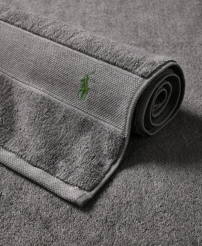 Polo Ralph Lauren Polo Player Cotton Bath Towel, 58" x 30" - Barclay Heather