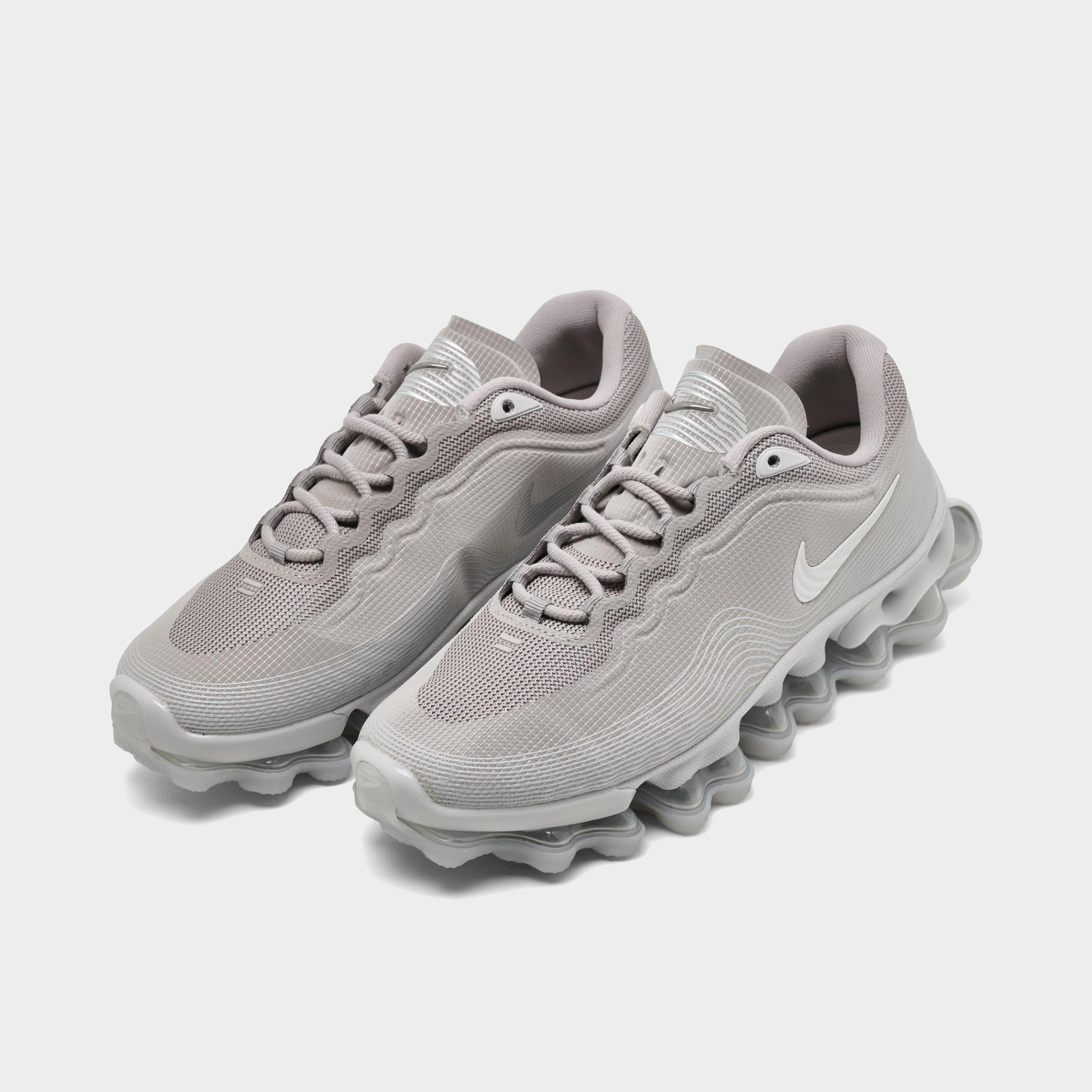Big Kids' Nithtke Air Liquid Max Casual Shoes - Moon Particle/Metallic Silver/Vast Grey - Both shoes facing left
