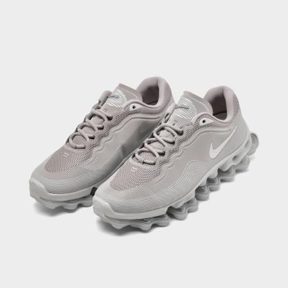 Big Kids' Nithtke Air Liquid Max Casual Shoes - Moon Particle/Metallic Silver/Vast Grey - Both shoes facing left