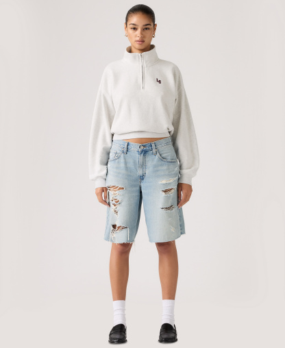 Levi's Premium Women's Baggy Dad Mid-Rise Jorts - Been There