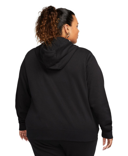 Nike Women's Sportswear Club Fleece Full-Zip Hoodie - Black