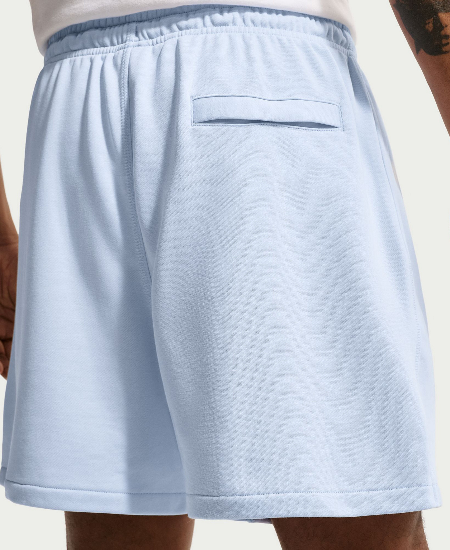 Nike Men's Club French Terry Flow Pull-On Shorts - Hydrogen Blue
