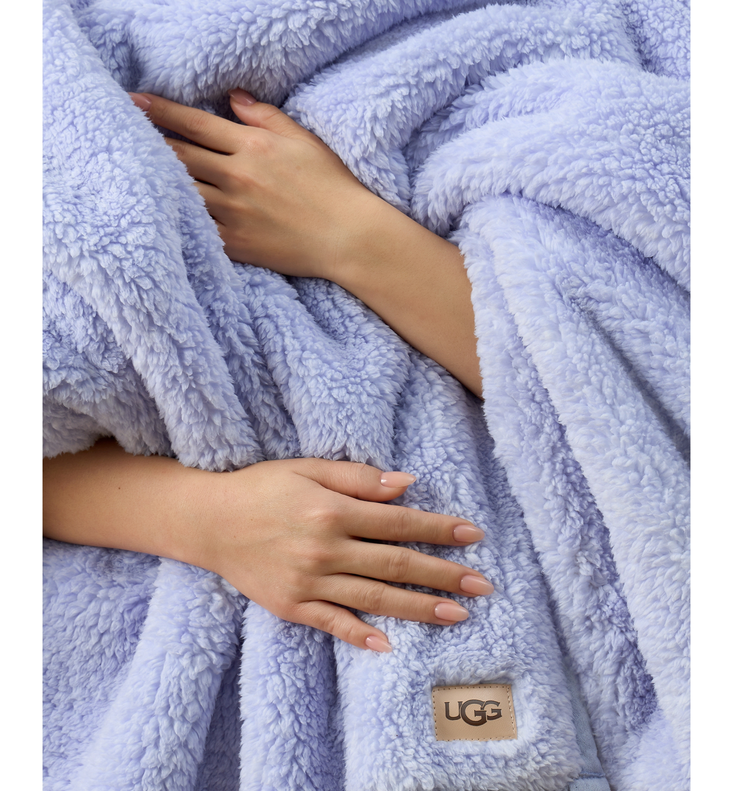 UGG® Classic UGGfluff Throw, 50" x 70" - Misty Wisteria