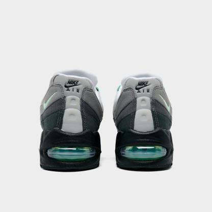 Women's Nike Air Max 95 Big Bubble Casual Shoes - Black/White/Medium Grey/Fresh Mint