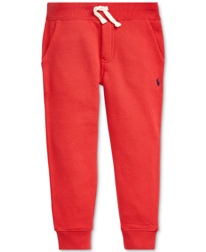 Polo Ralph Lauren Boys' 2T-7 Cotton Fleece Joggers - Rl2000 Red