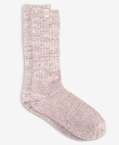 UGG Women's Rib-Knit Slouchy Crew Socks - Allspice