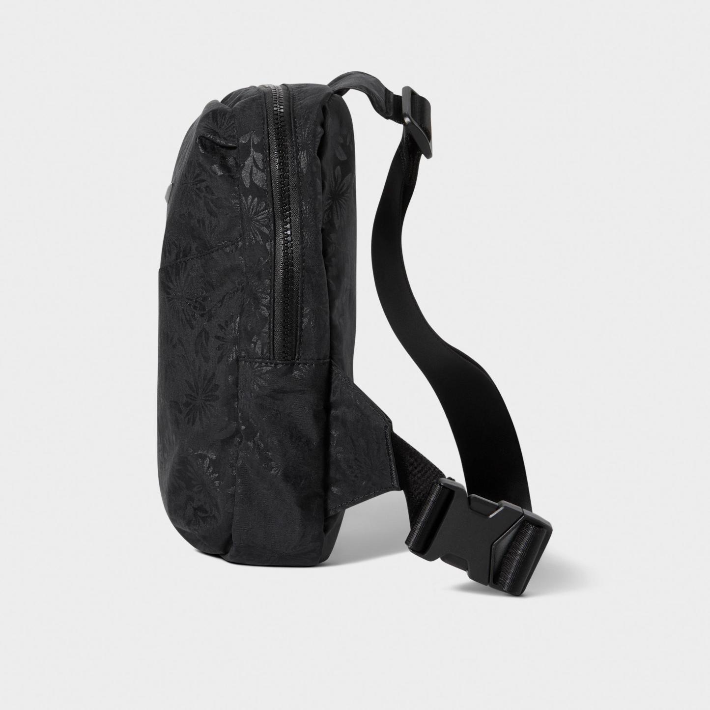 Women's Nithtke Aura Floral Crossbody Bag (5L) - Black/Gunmetal
