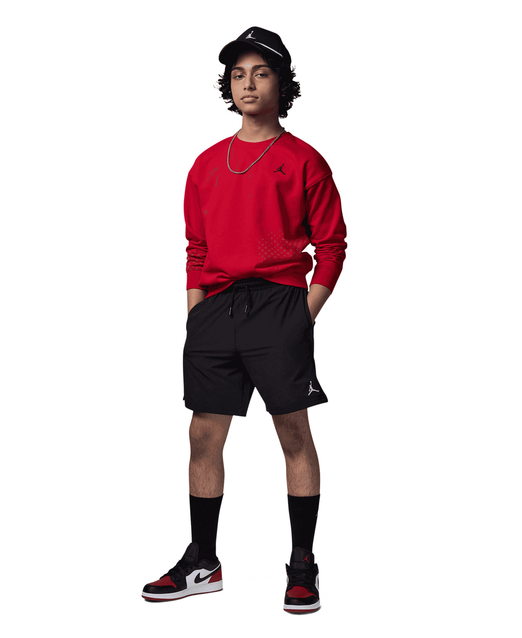 Jordan Boys' 8-20 Jumpman Woven Play Shorts - Black