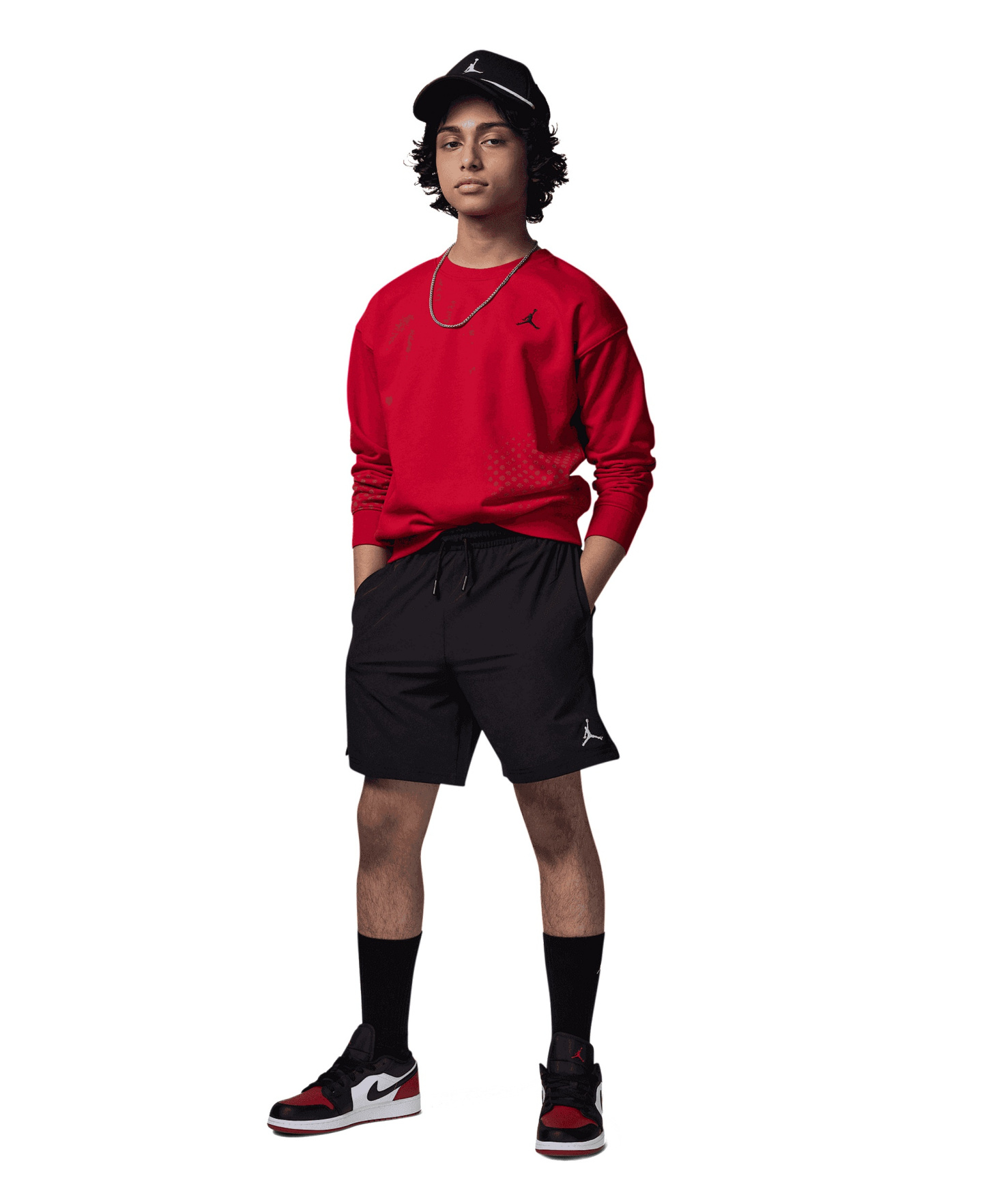 Jordan Boys' 8-20 Jumpman Woven Play Shorts - Black