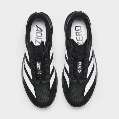 Men's adidas Adizero EVO SL Running Shoes - Part 2 - Black/White/Black - Top view
