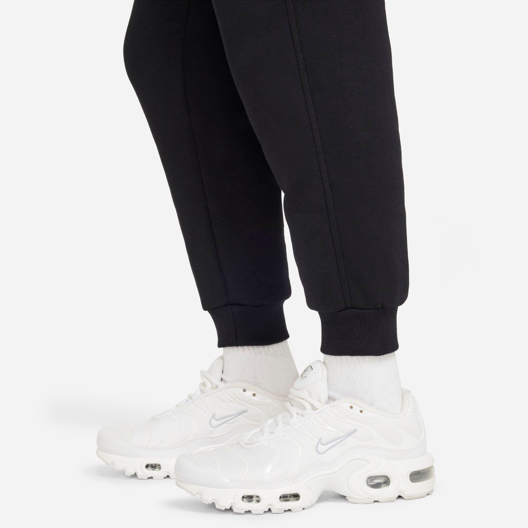 Big Kids' Nithtke Sportswear Club Fleece Cargo Jogger Pants - Black/Black/White