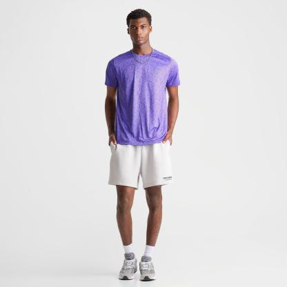Men's New Balance Sport Essential Printed T-Shirt - Purple - view 2