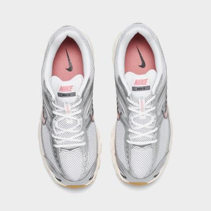Women's Nithtke Air Max Moto 2K Casual Shoes - Part 4 - White/Metallic Silver/Metallic Dark Grey/Metallic Red Bronze - Top view