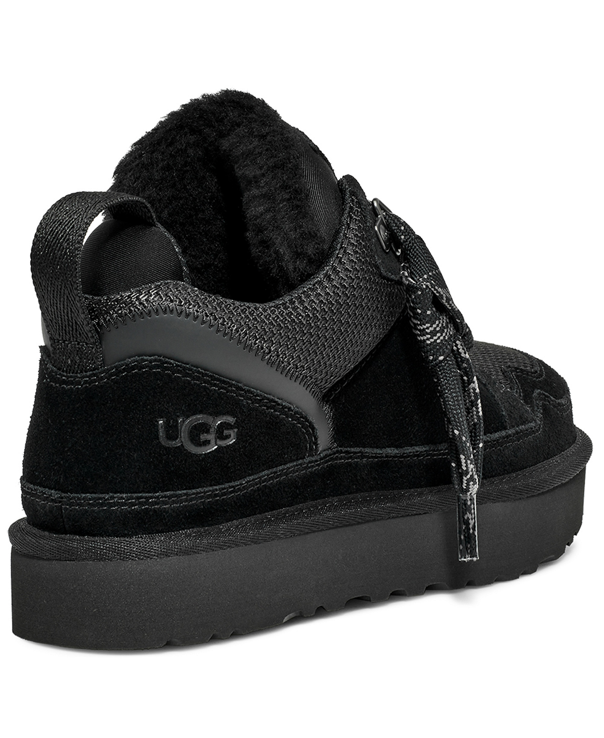 UGG® Women's Lowmel Lace-Up Sneaker Booties - Black