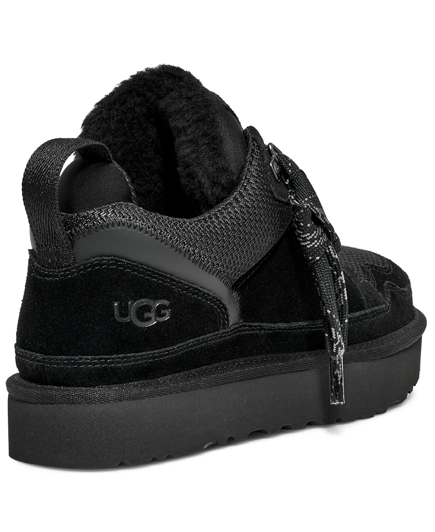 UGG® Women's Lowmel Lace-Up Sneaker Booties - Black