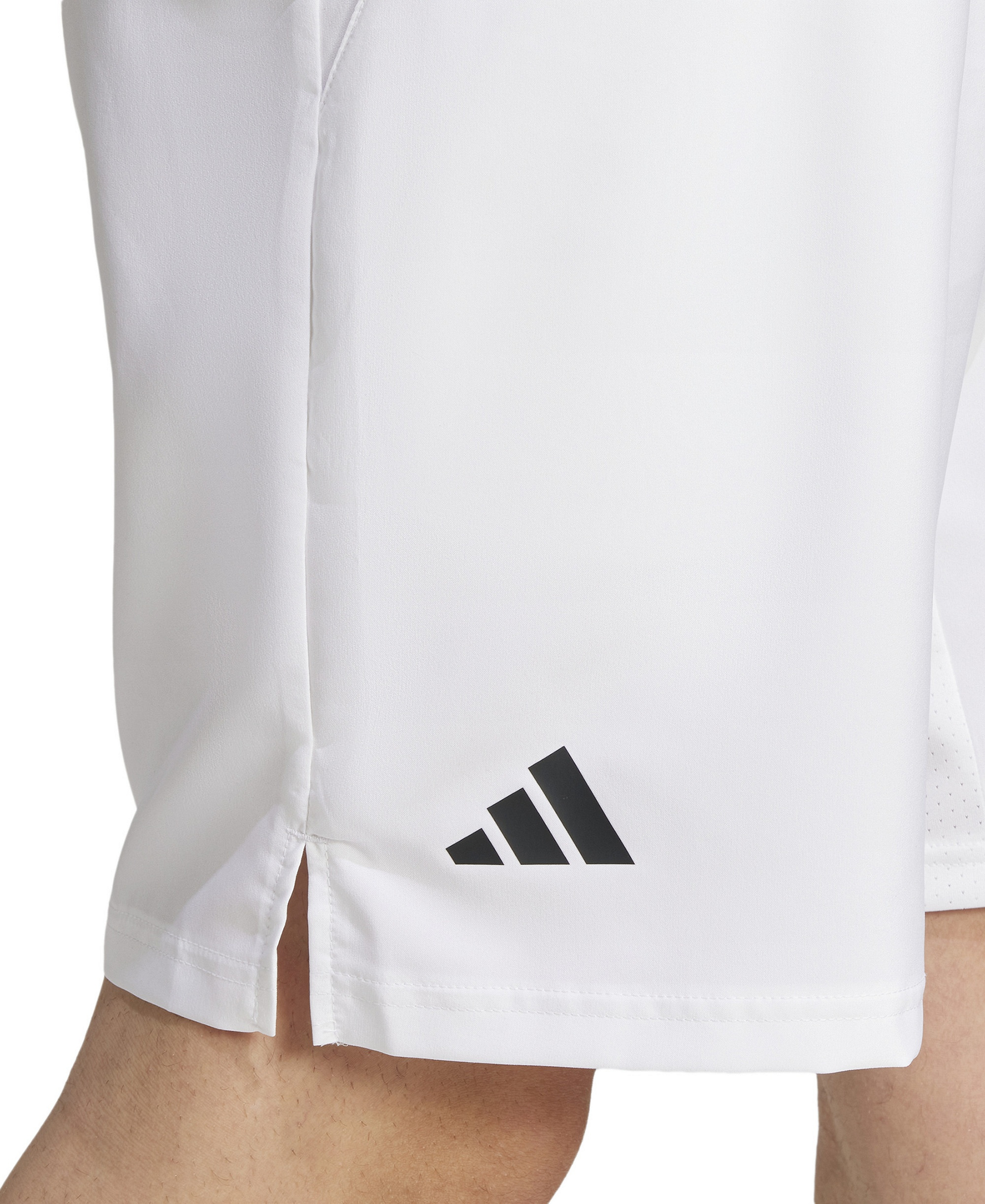 adidas Men's Club Tennis Climacool Three-Stripes 7" Shorts - White