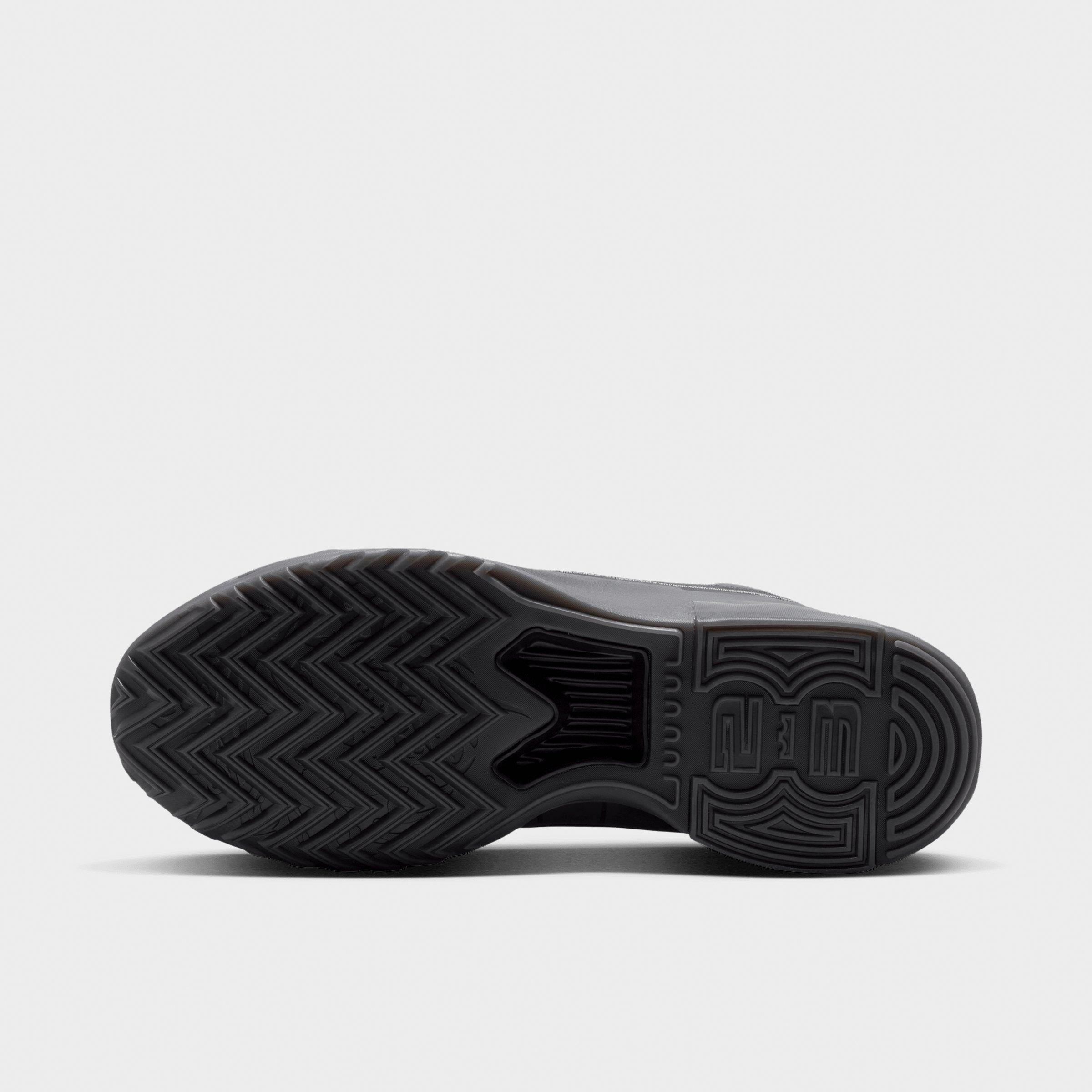 Men's Nithtke LeBron Witness 9 Basketball Shoes - Anthracite/Iron Grey/Desert Dust/Black - Bottom view