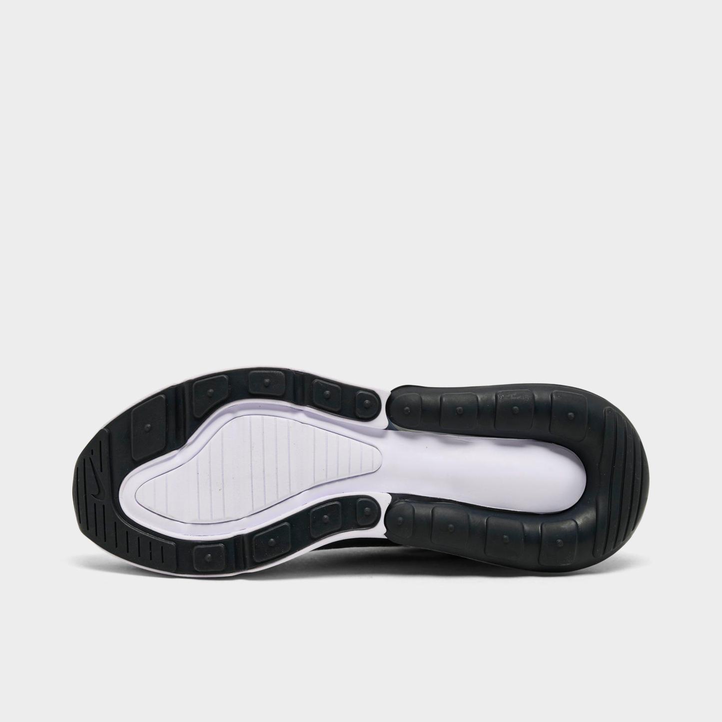 Women's Nithtke Air Max 270 Casual Shoes - Part 1 - White/Seaweed/Metallic Silver - Bottom view